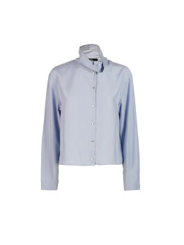 Camicia con bottoni borchiati