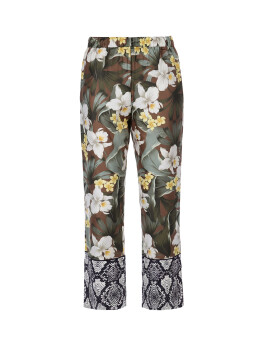 Patterned palazzo trousers - 3