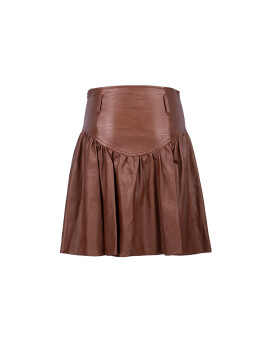 Faux leather skirt - 3