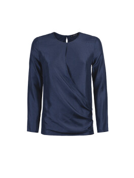 Cross-over blouse