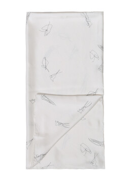 Foulards in 100% patterned silk