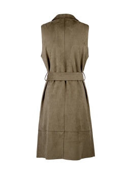 Waistcoat with belt - 3