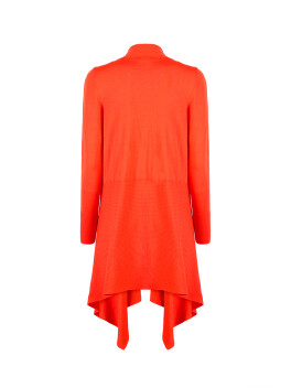 Cardigan con inserti in costa - 3