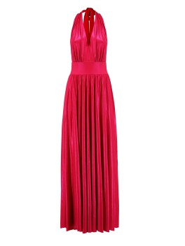 Long dress in lurex Jersey knit