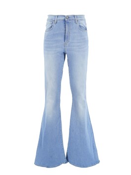 Jeans flare a vita alta