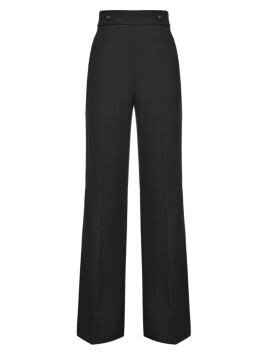 High-waisted trousers with buttons