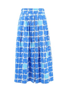 A-model printed skirt