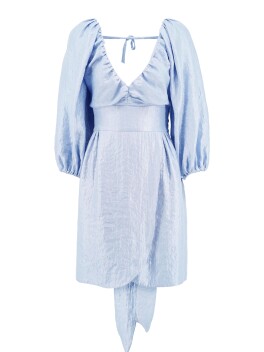 Vestito con maniche a palloncino