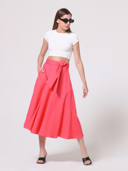 Long striped skirt - 3