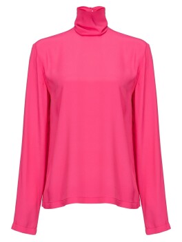 Silk blend crêpe de Chine blouse