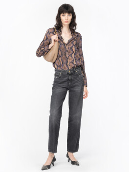 Dark vintage boyfriend jeans - 3