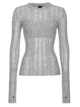 Slim-fit alpaca blend sweater