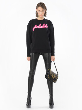 Crew-neck sweatshirt with print - 3