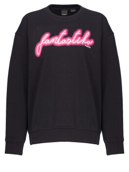 Crew-neck sweatshirt with print