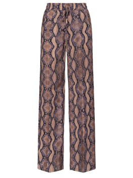 Snake print palazzo trousers