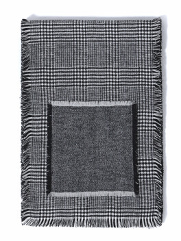 Houndstooth maxi scarf