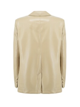 Blazer doppiopetto in ecopelle - 3