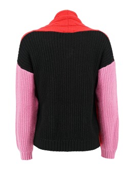 Multicolor cashmere and wool blend cardigan - 3