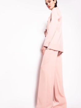 Flared trousers in shiny satin - 3