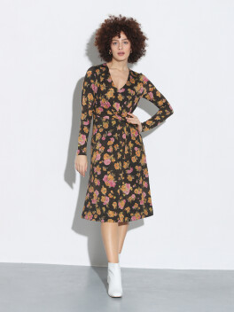 Long patterned dress - 3