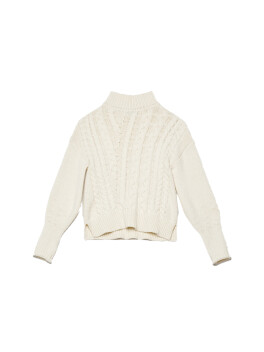 Cable-knit pullover