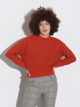 Solid color sweater - 3