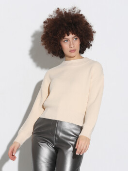 Solid color sweater - 3