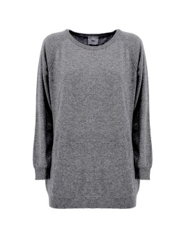 Crewneck sweater in merino wool and cashmere blend