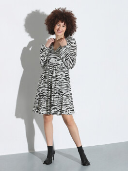 Zebra patterned dress - 3