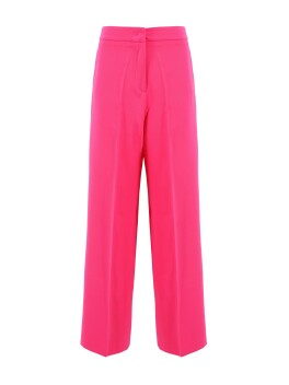 High-waisted palazzo trousers