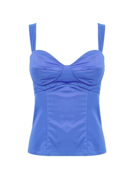 Bustier effetto satin
