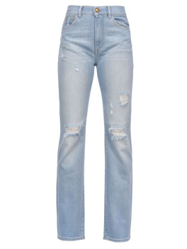 Straight denim jeans