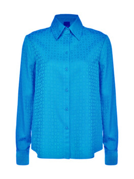 Camicia in jacquard geometrico