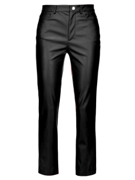 Skinny leather effect trousers