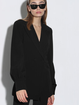 Two-button blazer with soft sleeves - 3