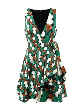 Patterned cotton dress