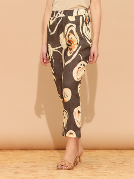 Pantaloni fantasia in lino - 3