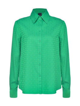 Geometric jacquard shirt