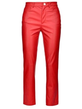 Pantaloni skinny effetto pelle