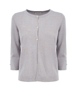 Cardigan modello giacchino con spacchi
