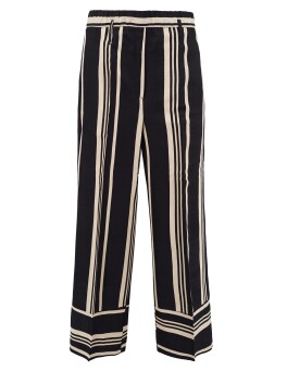 Striped trousers