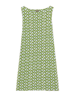 Happy Frame patterned jersey dress