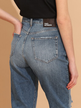 Jeans cinque tasche modello regular - 3