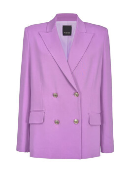 Blazer doppiopetto in crêpe