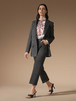 Straight Prince of Wales trousers - 3