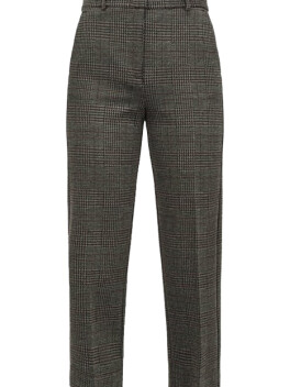 Straight Prince of Wales trousers