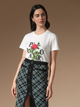 Roses print T-shirt - 3