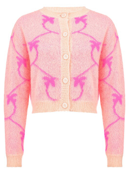 Cardigan corto jacquard