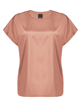 Blusa in satin stretch