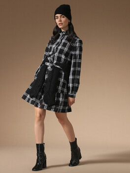 Brushed cotton dress - 3